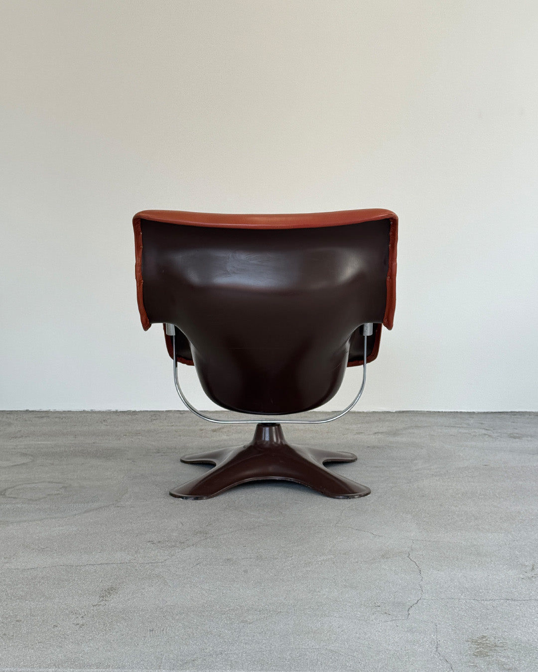 1960s Terracotta Karuselli Lounge Chair by Yrjö Kukkapuro