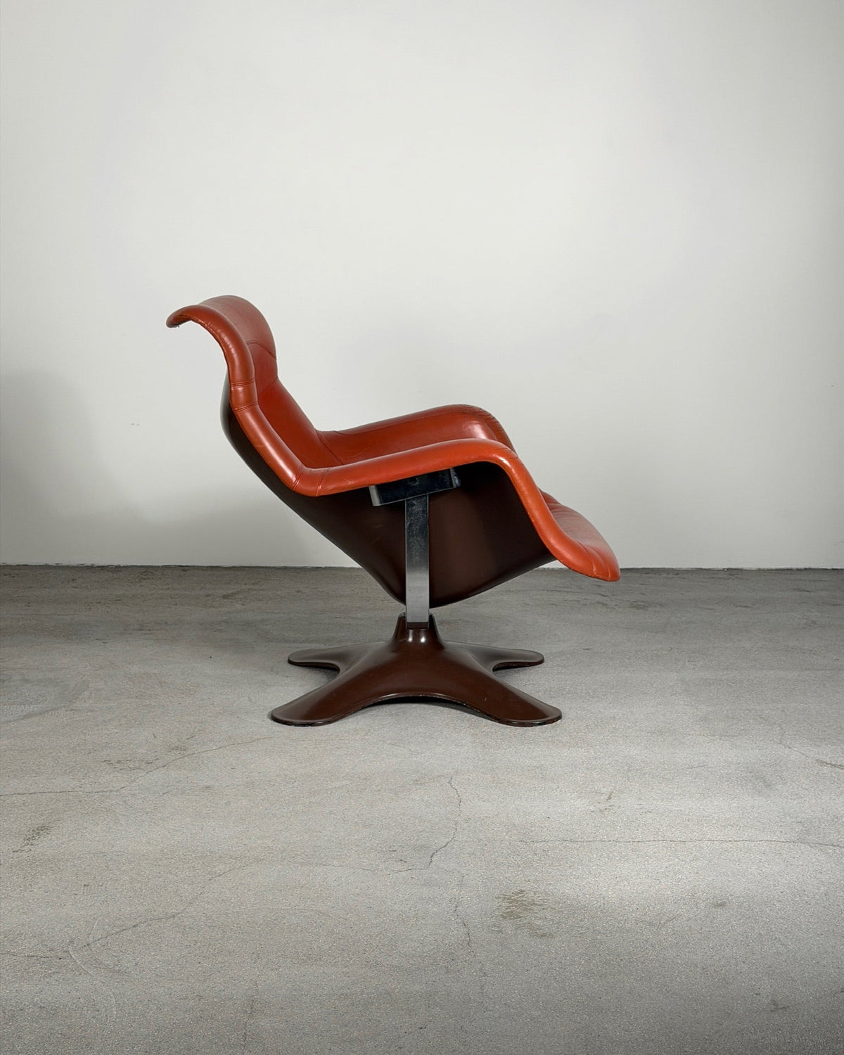 1970s Terracotta Karuselli Lounge Chair By Yrj Kukkapuro 1970s-terracotta-karuselli-lounge-chair-by-yrj-kukkapuro