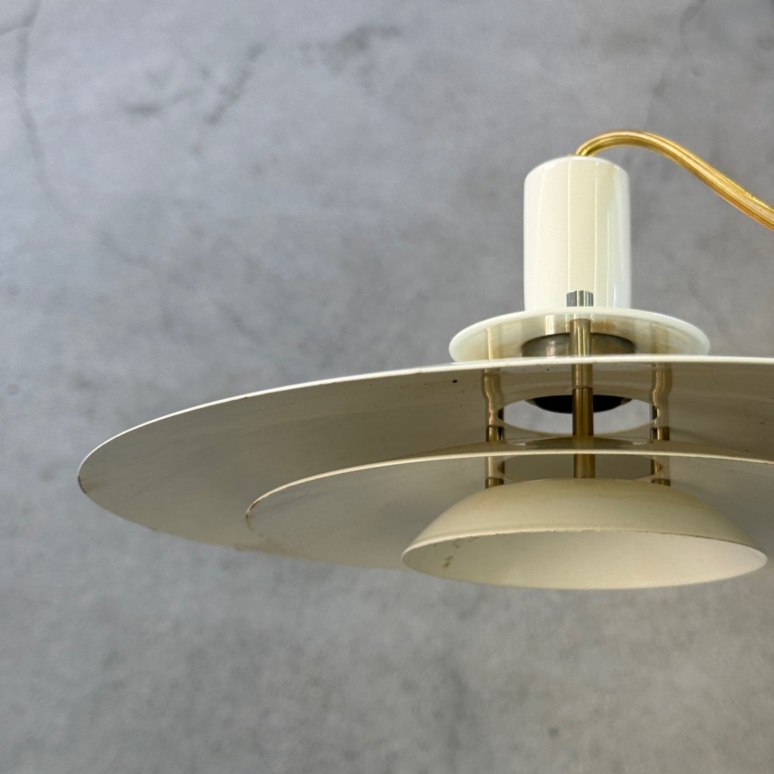 Vintage Belid Danish Hanging Lamp