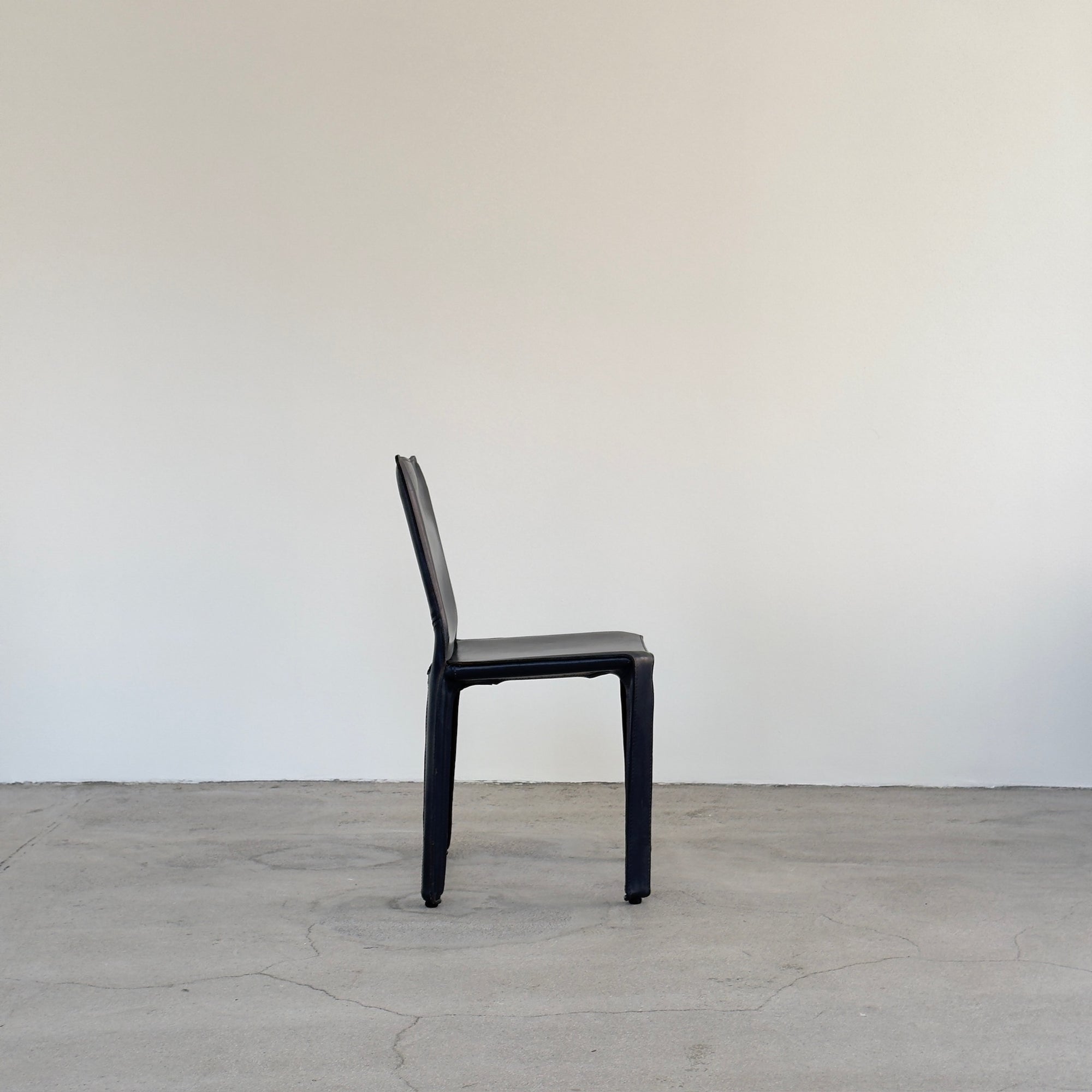 Set of 412 Cab Chairs by Mario Bellini for Cassina