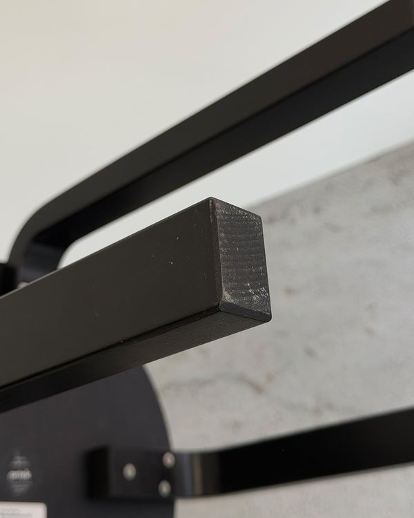 Black Birch Artek E60 Stool by Alvar Aalto