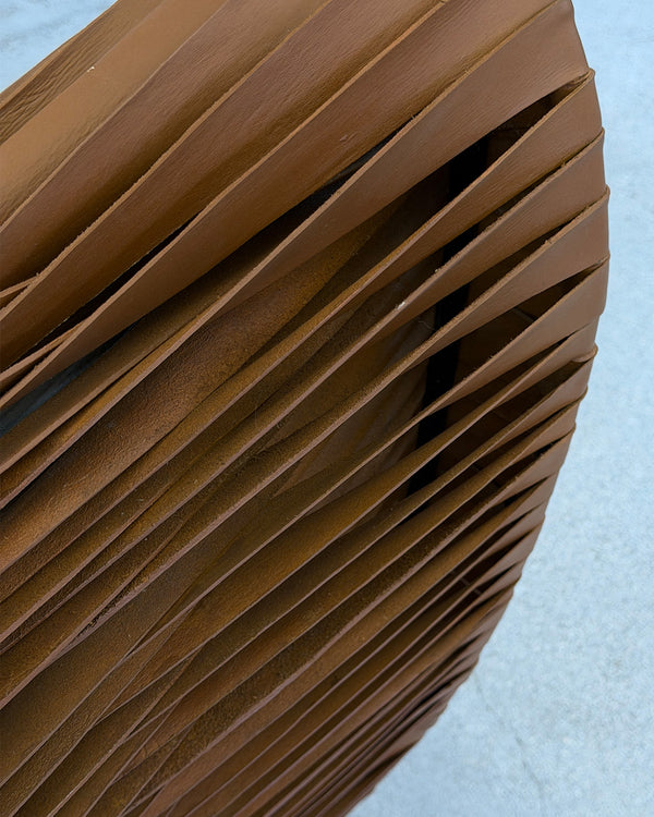 Italian Contemporary Leather Strap Chair