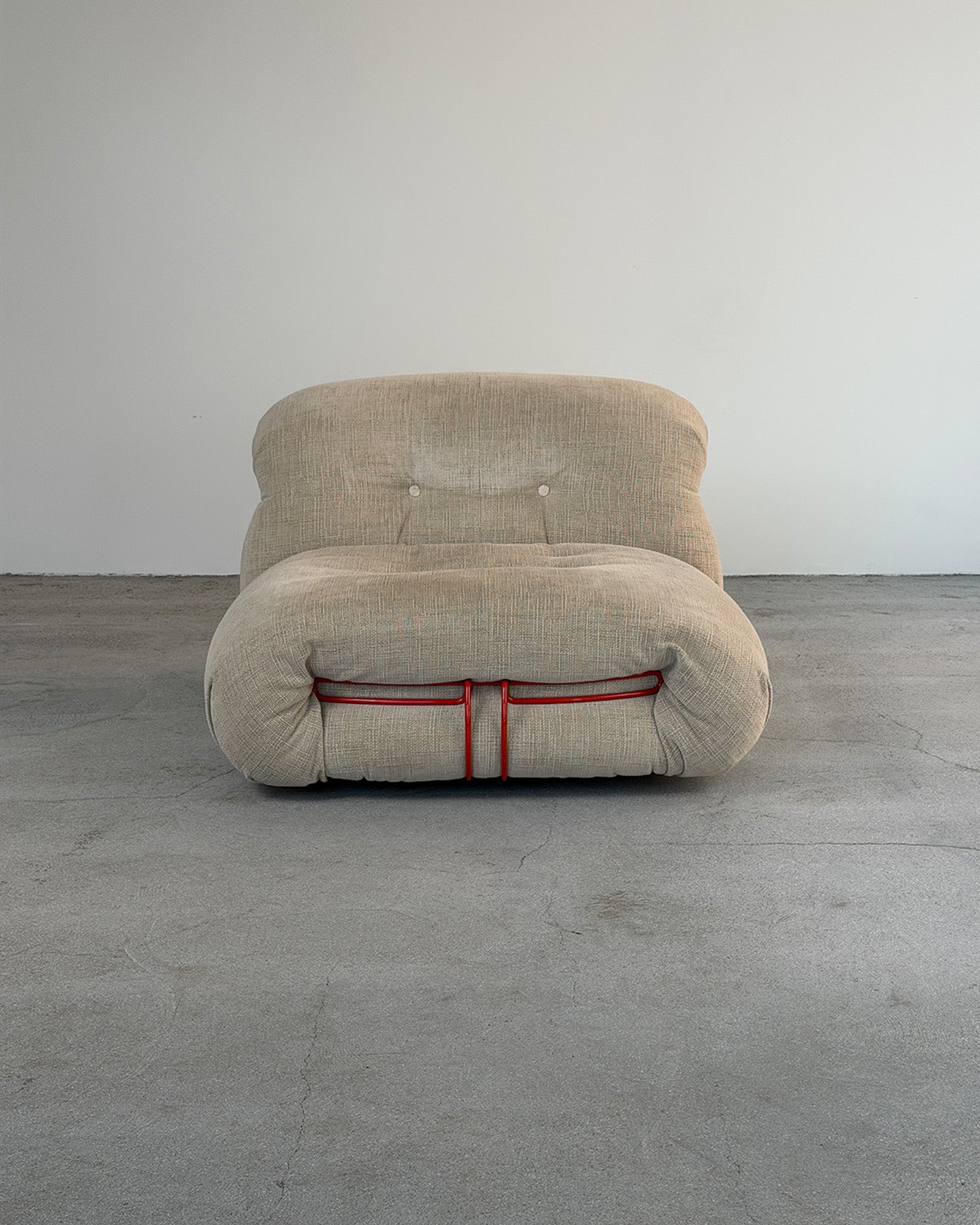 Beige Soriana Lounge Chair by Afra & Tobia Scarpa for Cassina