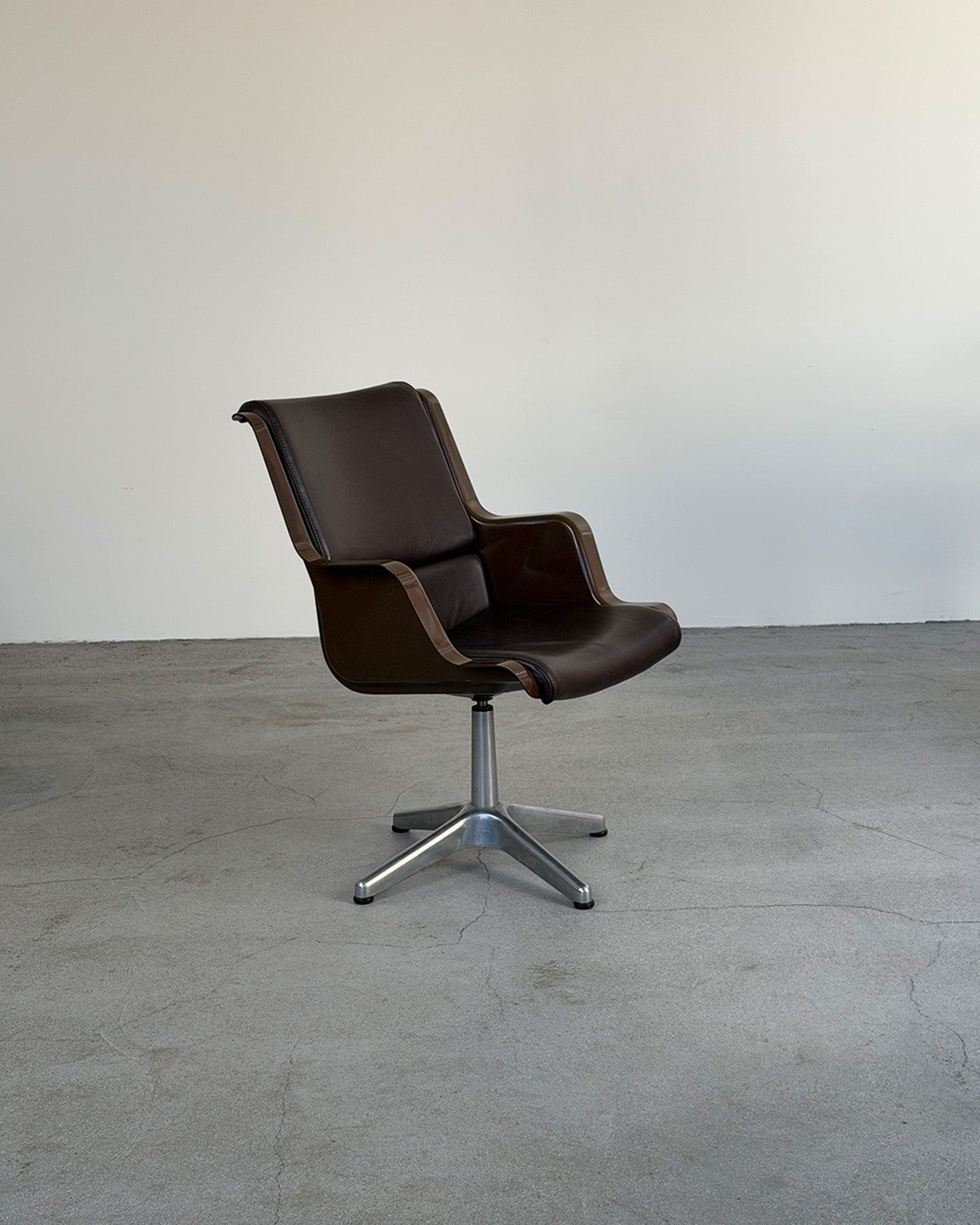 Brown Model 3428 Armchair by Yrjö Kukkapuro for Haimi, 1970s