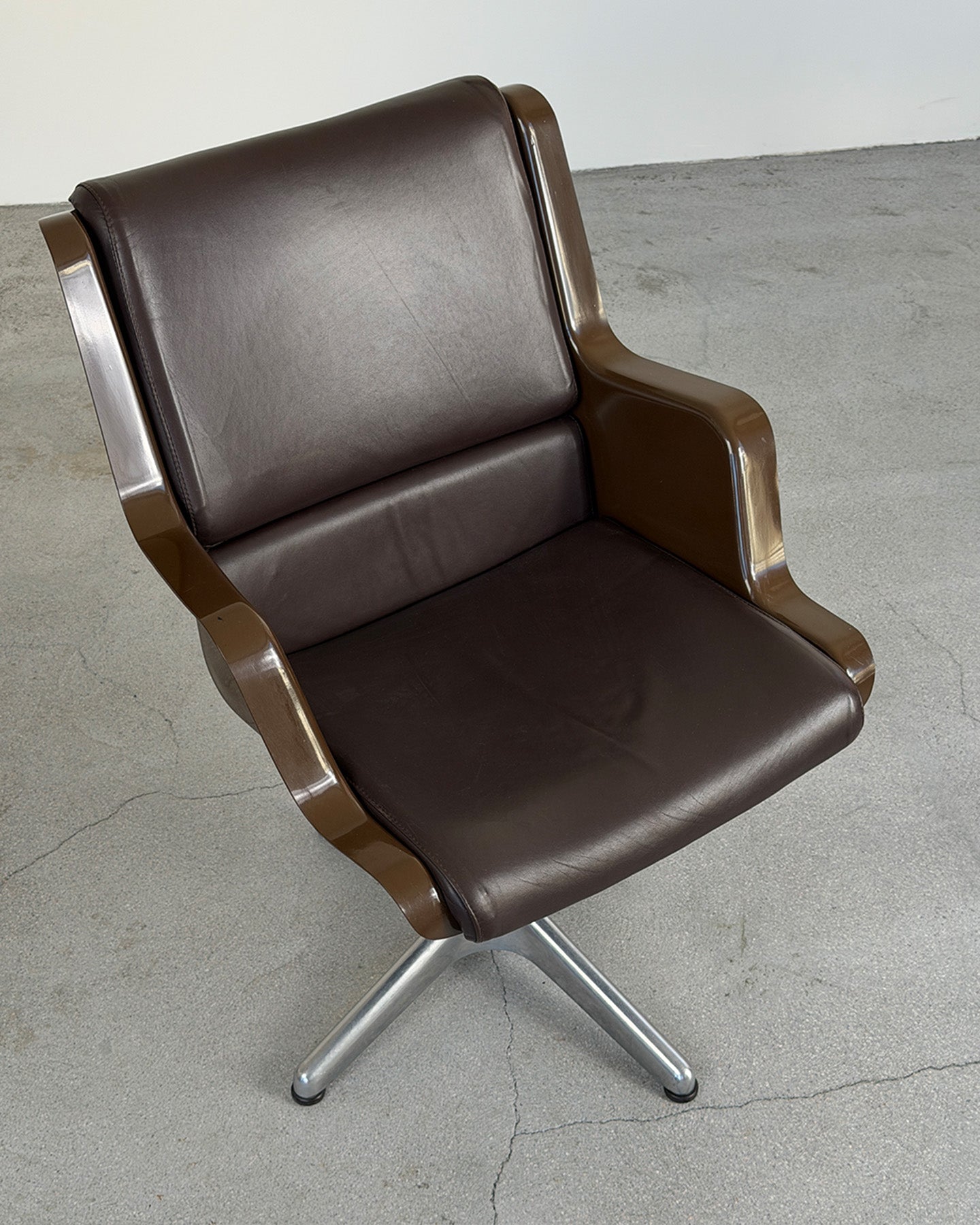 Brown Model 3428 Armchair by Yrjö Kukkapuro for Haimi, 1970s