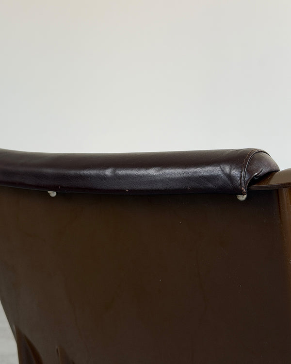 Brown Model 3428 Armchair by Yrjö Kukkapuro for Haimi, 1970s