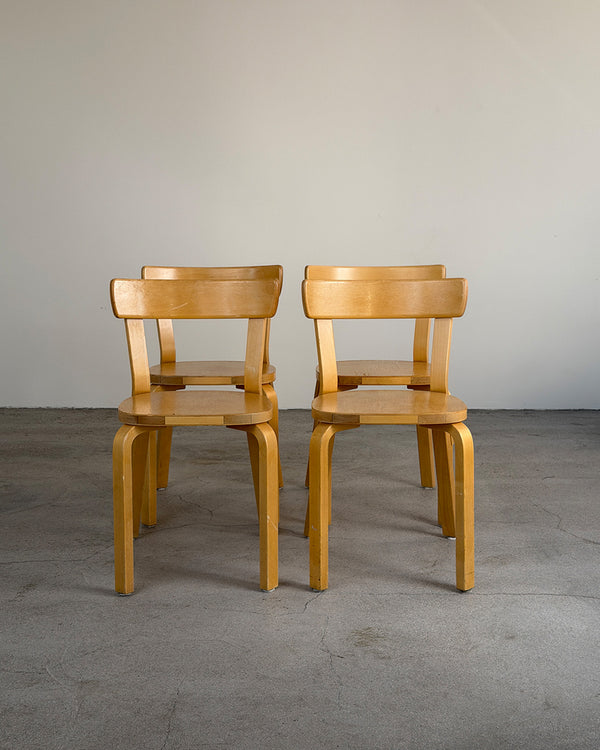 Artek 69 Birch Chair by Alvar Aalto