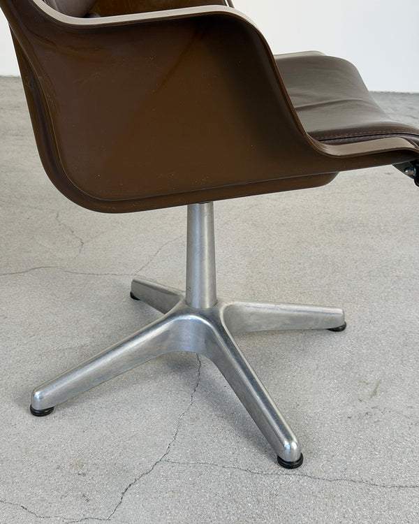 Brown Model 3428 Armchair by Yrjö Kukkapuro for Haimi, 1970s