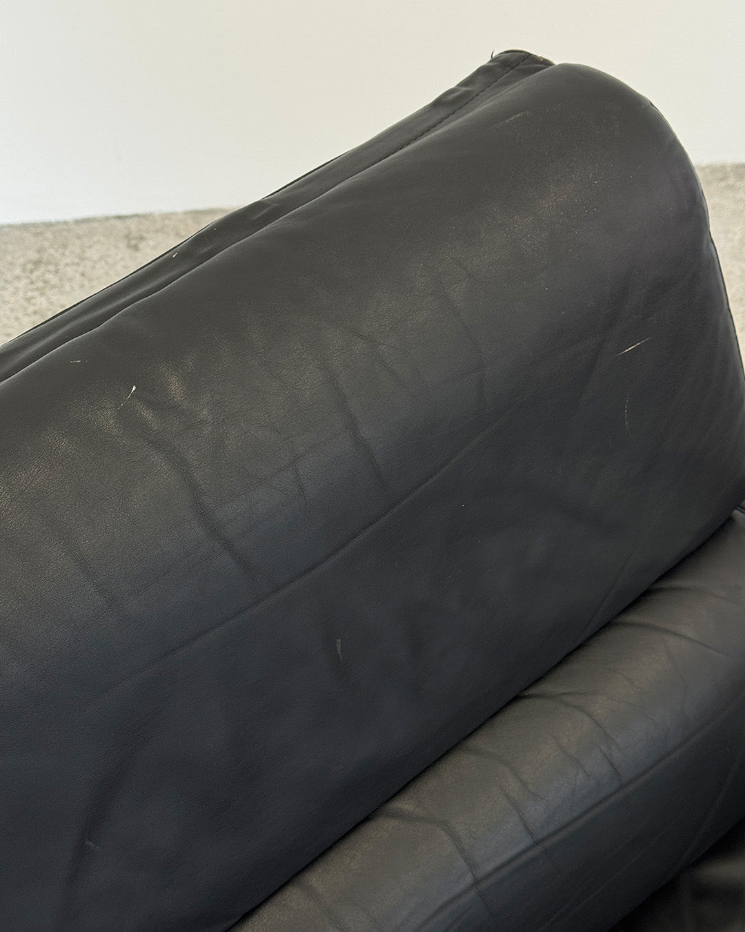 Black Leather Remmi Armchair by Yrjö Kukkapuro