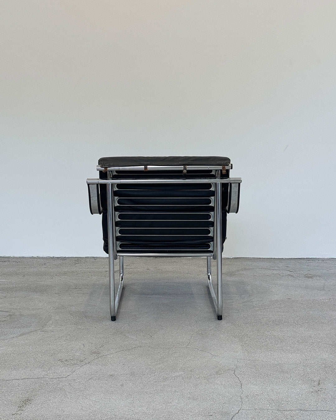 Black Leather Remmi Armchair by Yrjö Kukkapuro