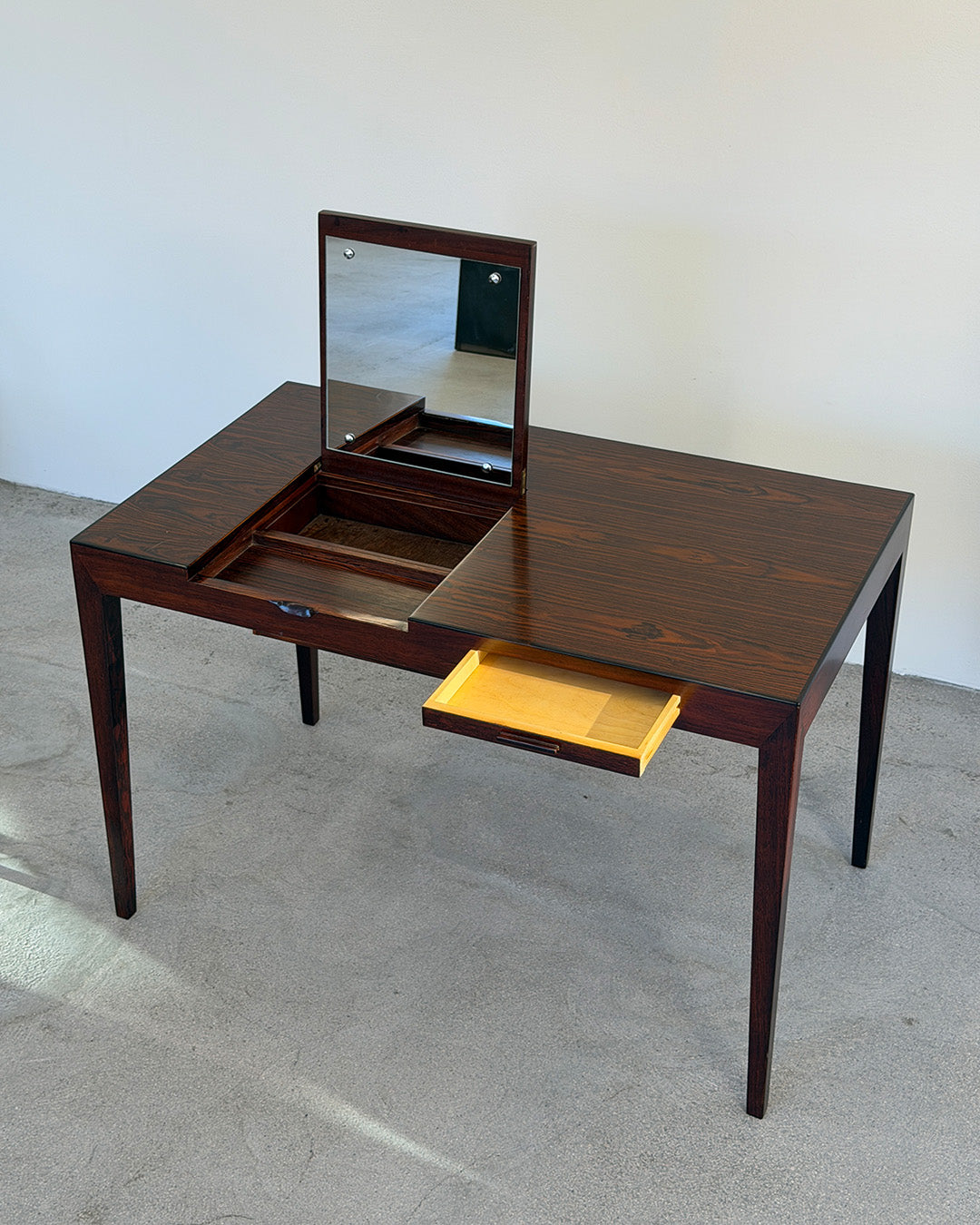 Haslev Møbelfabrik 1960s Rosewood Dressing Table by Severin Hansen