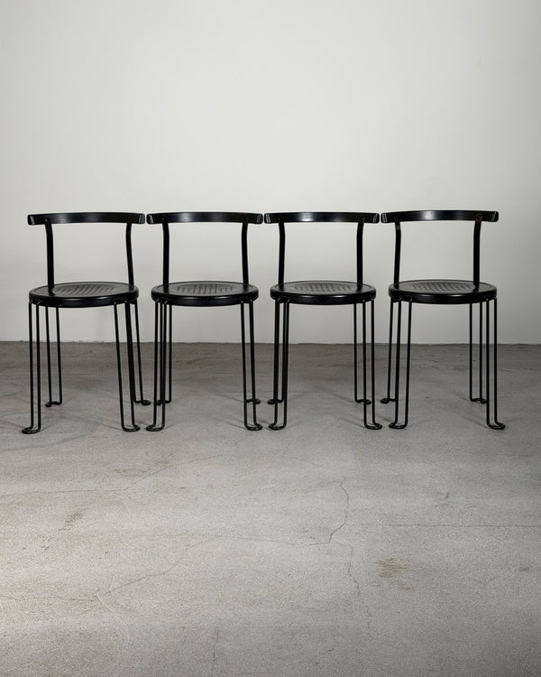 Börge Lindau 1980s 'B4' Stacking Chair for Blå Station