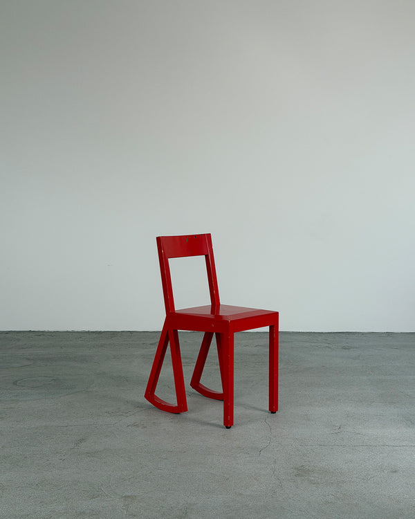 Red 'Tilt 070' Children's Chair by Peter Andersson