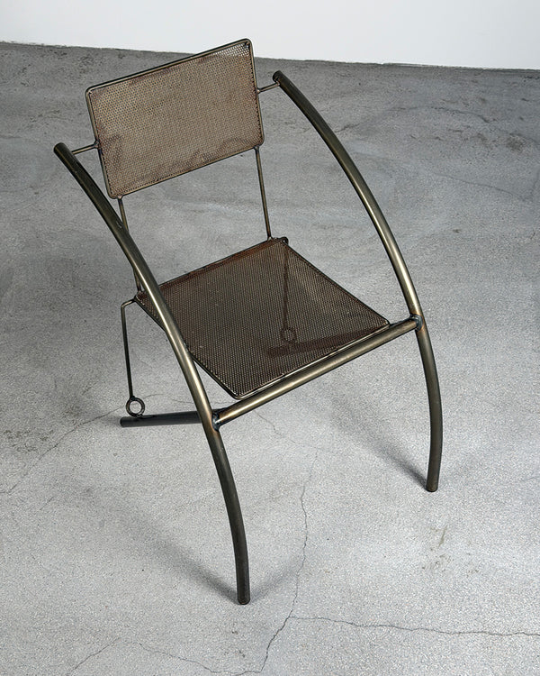 Industrial 1980s Kare Design Metal Chair