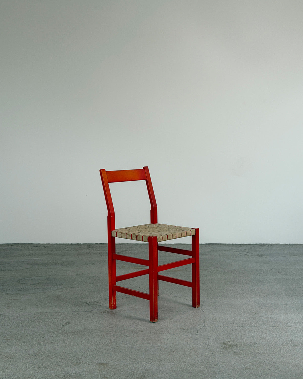 Red Stemplon Chair by John Kandell for Källemo