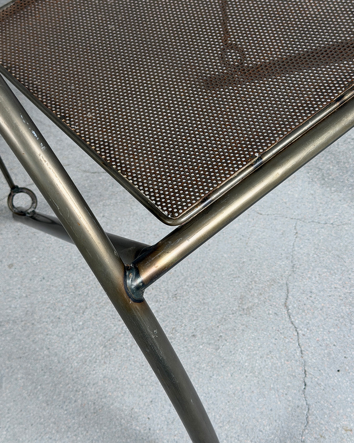 Industrial 1980s Kare Design Metal Chair