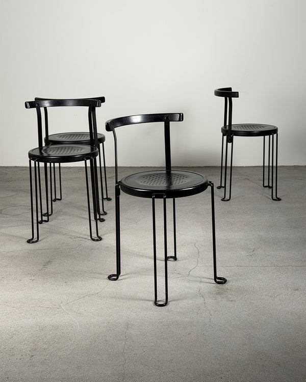 Börge Lindau 1980s 'B4' Stacking Chair for Blå Station