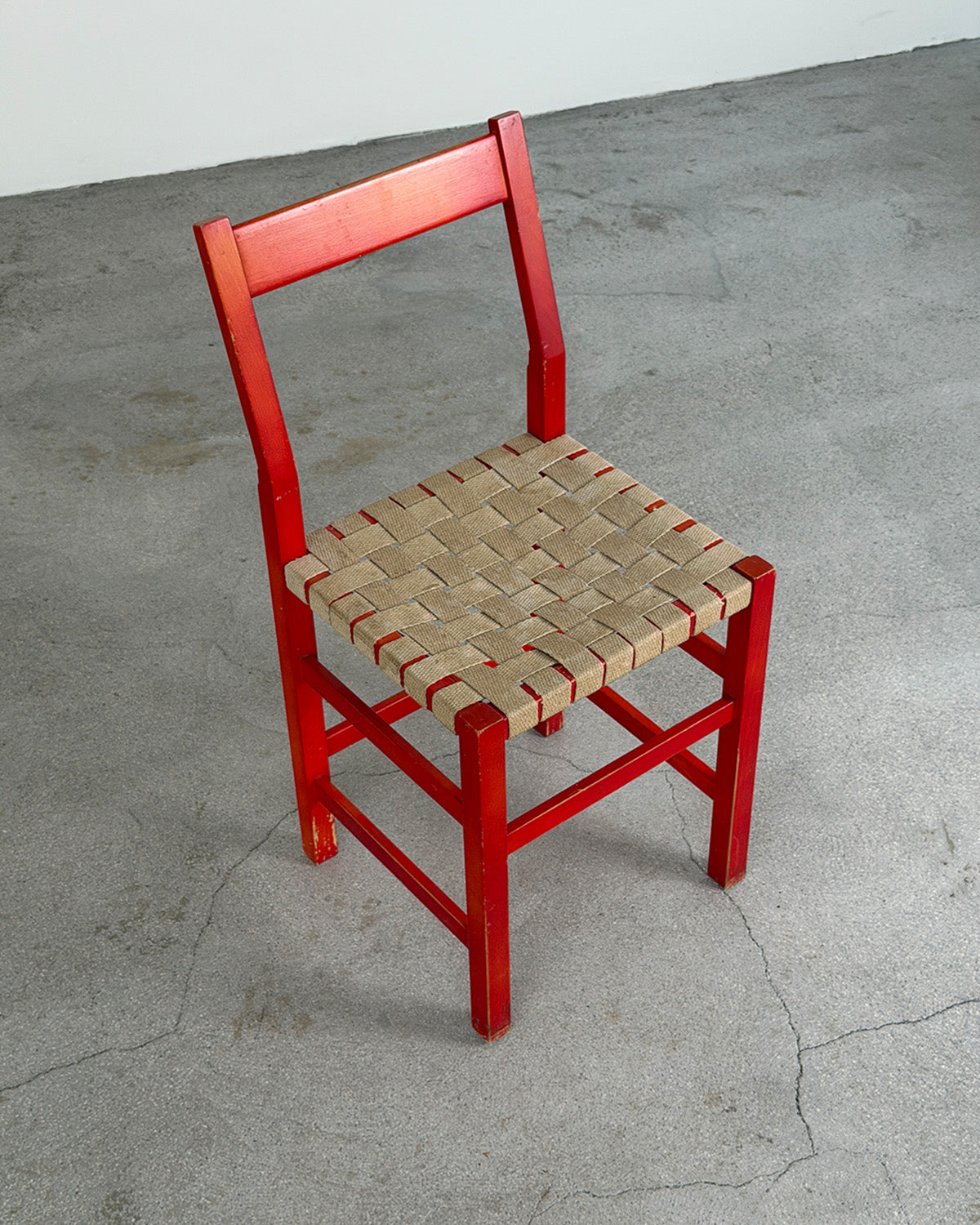 Red Stemplon Chair by John Kandell for Källemo