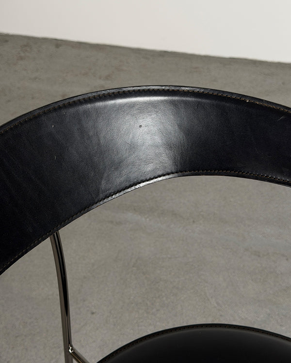 Black 'Canasta' Dining Chairs by Arrben Italy