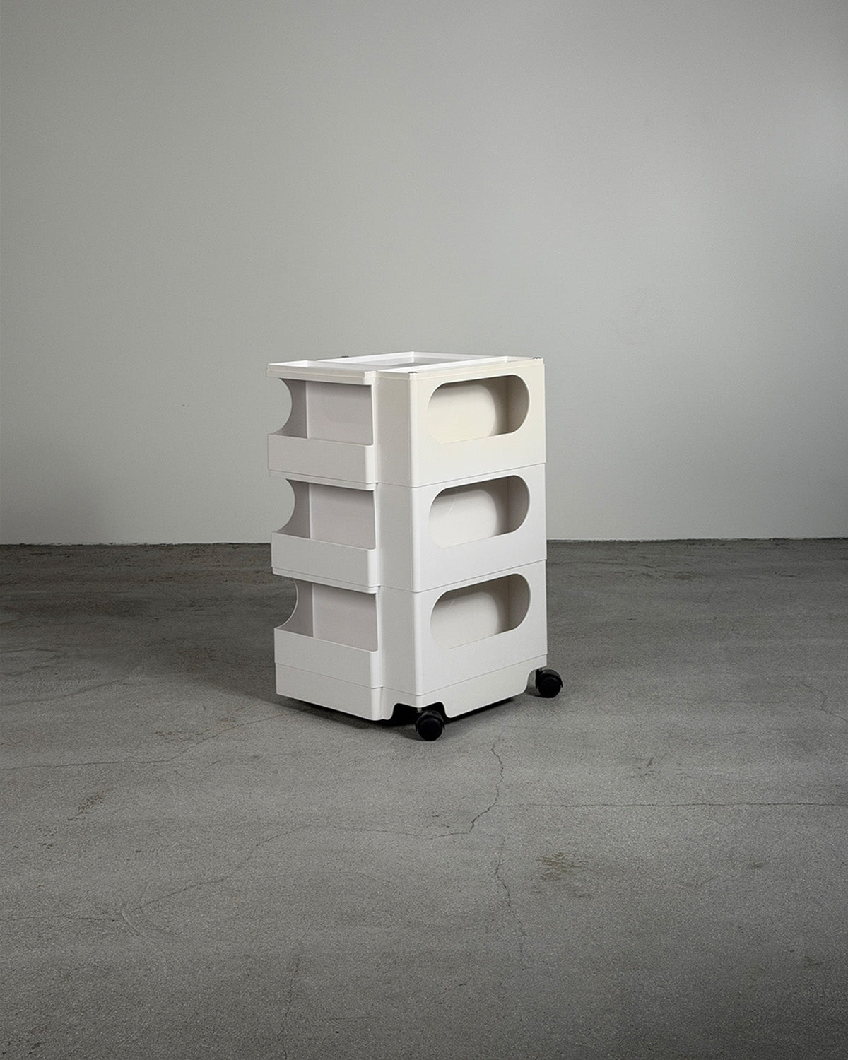 White Joe Colombo B33 Boby Trolley