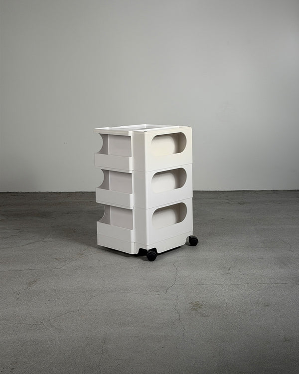 White Joe Colombo B33 Boby Trolley