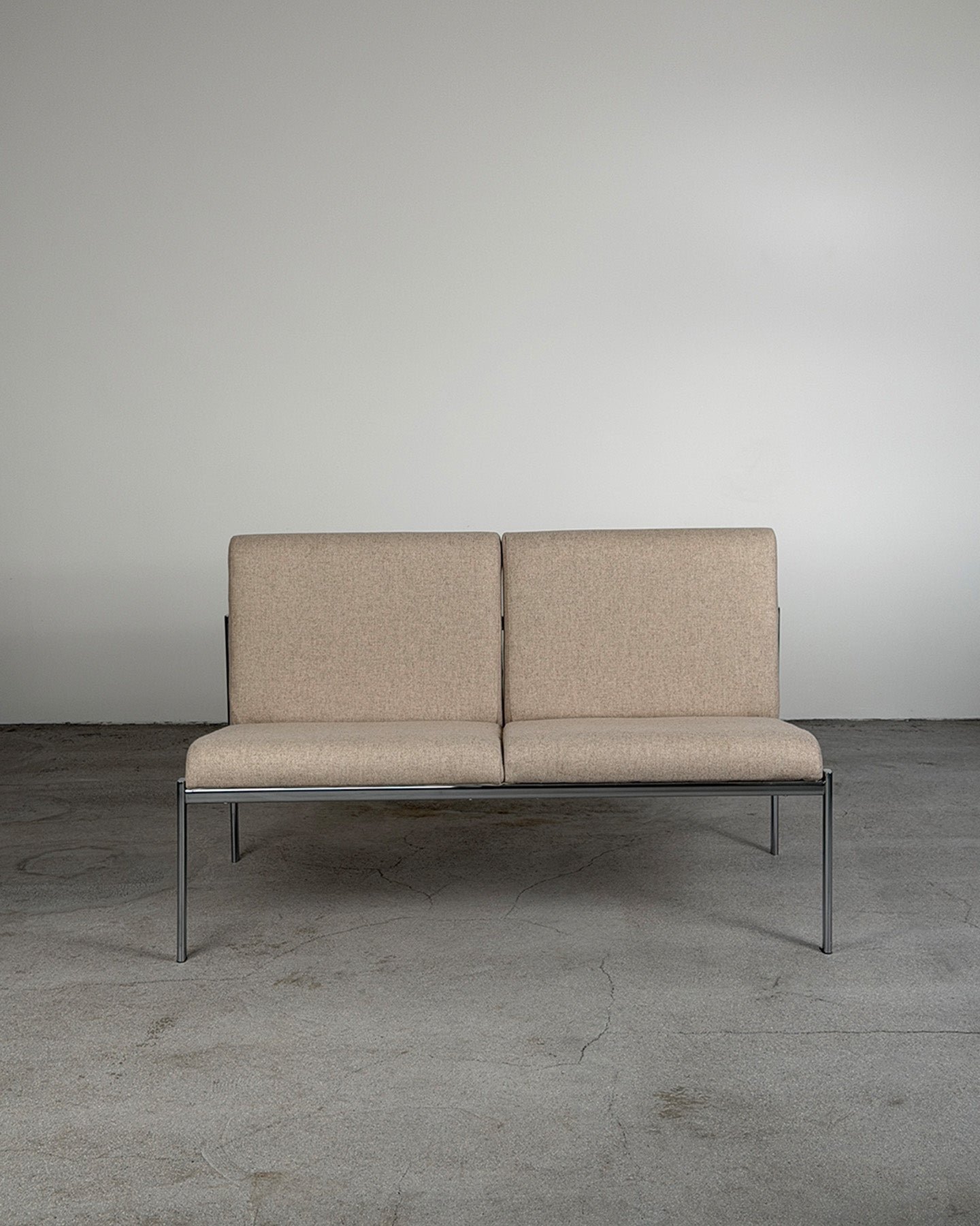 Beige Wool 'Kiki' 2-Seater Sofa by Ilmari Tapiovaara for Artek