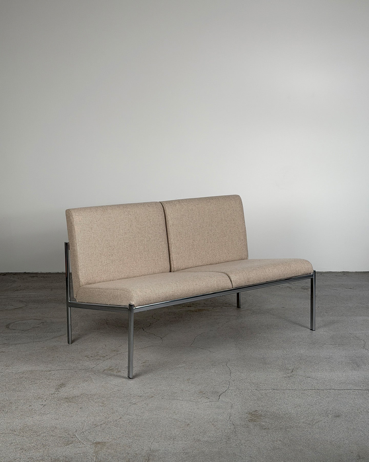 Beige Wool 'Kiki' 2-Seater Sofa by Ilmari Tapiovaara for Artek
