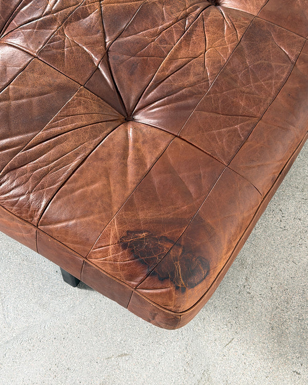 Brown Leather 'DS-80' Daybed by de Sede