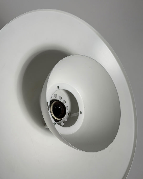 Vintage 1980s Danish Metal Hanging Lamp