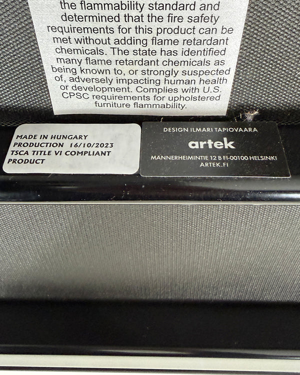 Brown Leather 'Kiki' Sofa by Ilmari Tapiovaara for Artek