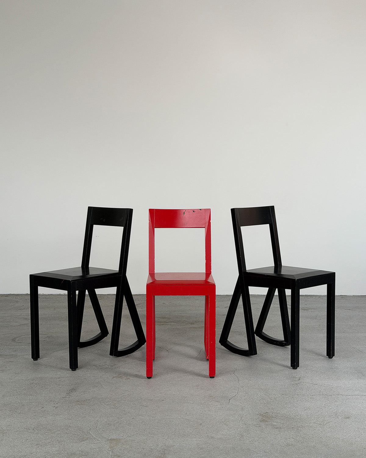 Black 'Tilt 070' Children's Chair by Peter Andersson