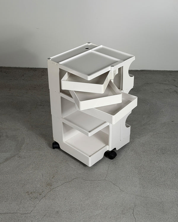 White Joe Colombo B33 Boby Trolley