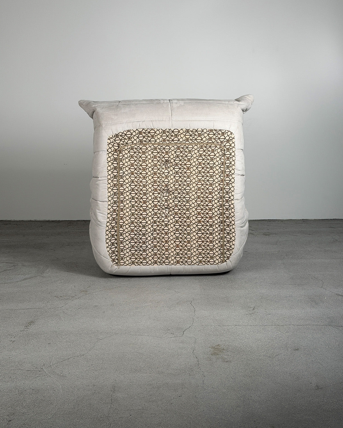 Grey Alcantara Togo Armchair by Michel Ducaroy for Ligne Roset