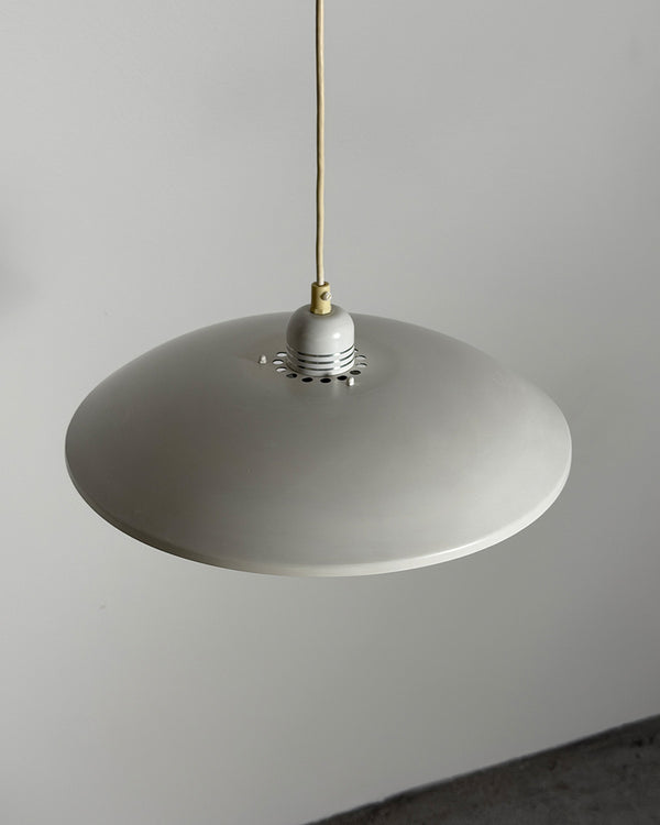 Vintage 1980s Danish Metal Hanging Lamp