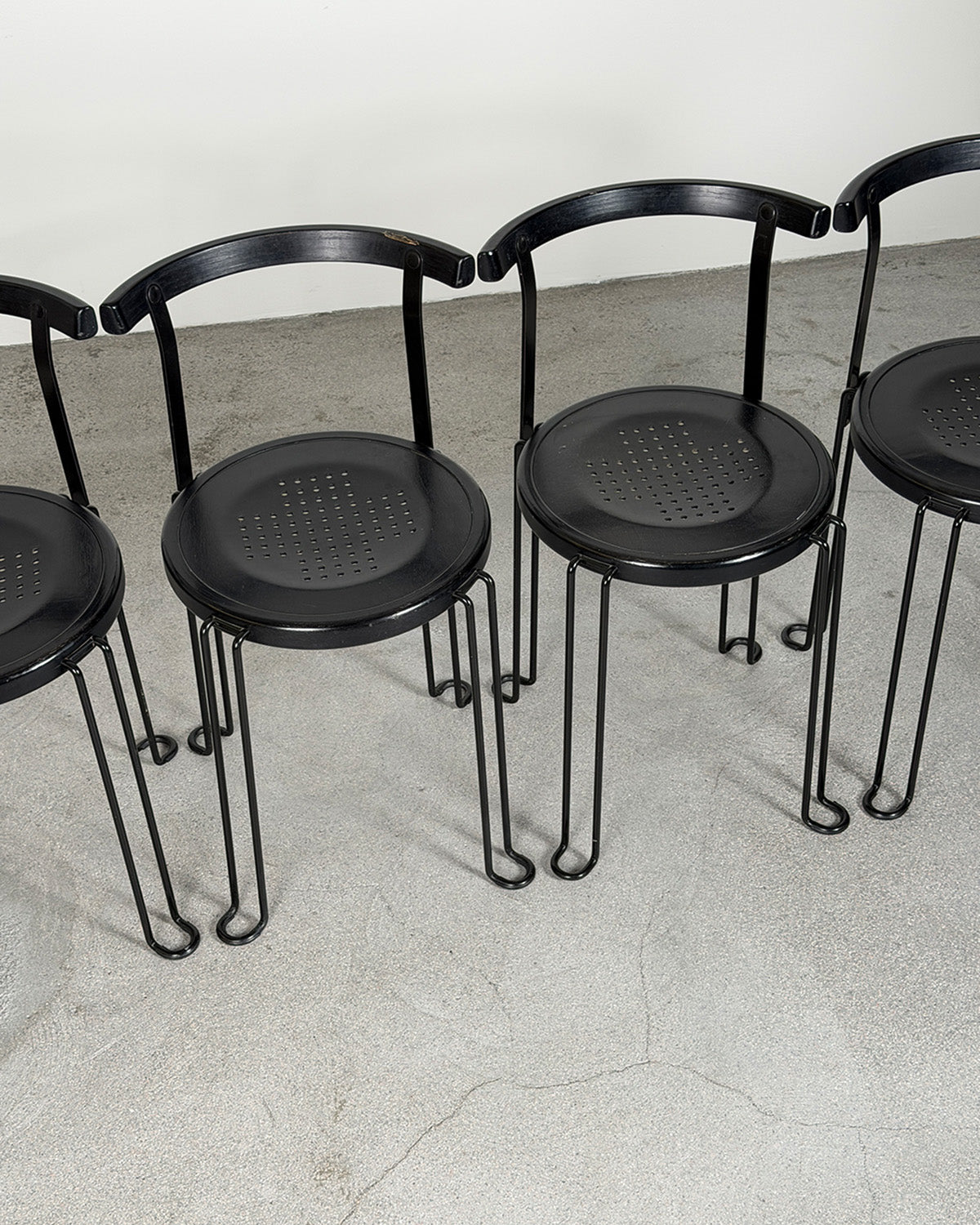 Börge Lindau 1980s 'B4' Stacking Chair for Blå Station