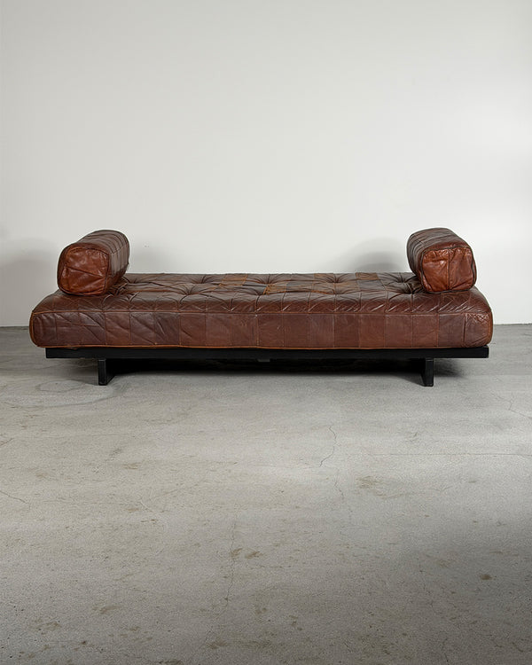 Brown Leather 'DS-80' Daybed by de Sede
