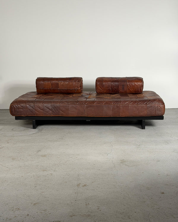 Brown Leather 'DS-80' Daybed by de Sede