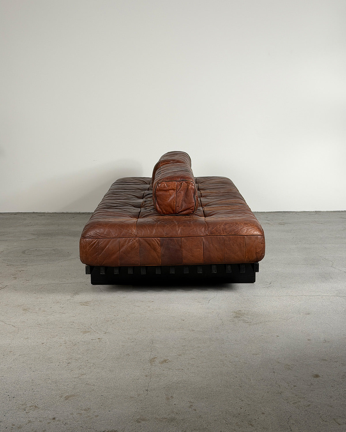 Brown Leather 'DS-80' Daybed by de Sede