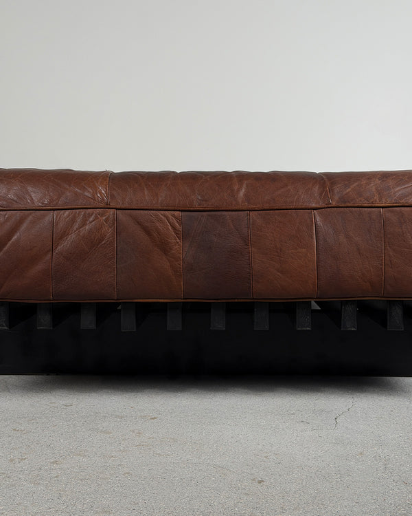 Brown Leather 'DS-80' Daybed by de Sede