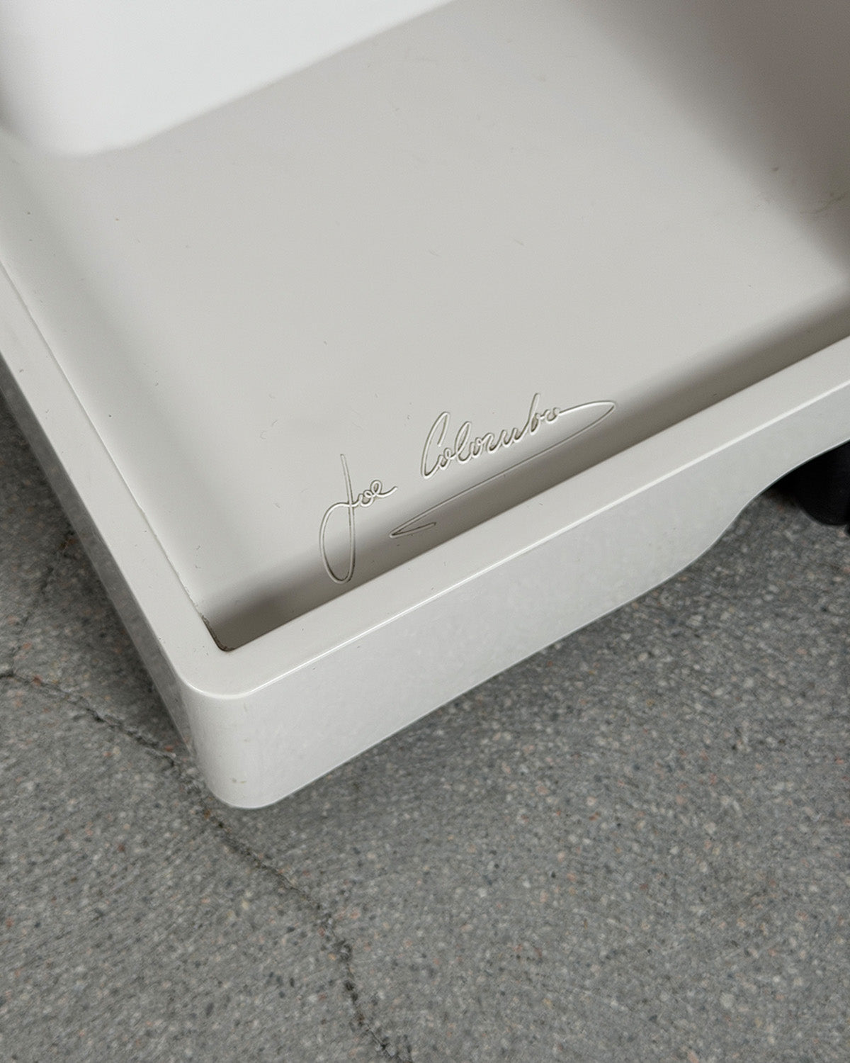 White Joe Colombo B33 Boby Trolley