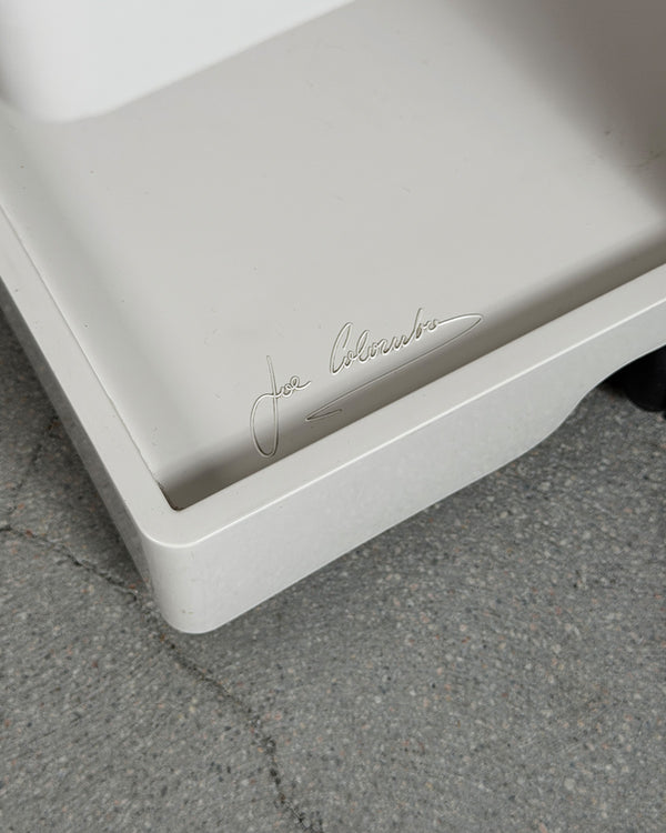 White Joe Colombo B33 Boby Trolley