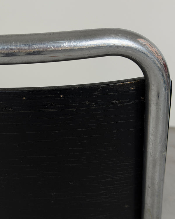 Black Funkis Cantilever Chairs, 1930s
