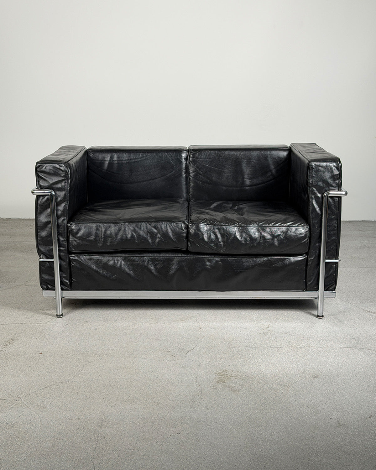 Vintage Le Corbusier LC2 Two-Seater Sofa for Alivar