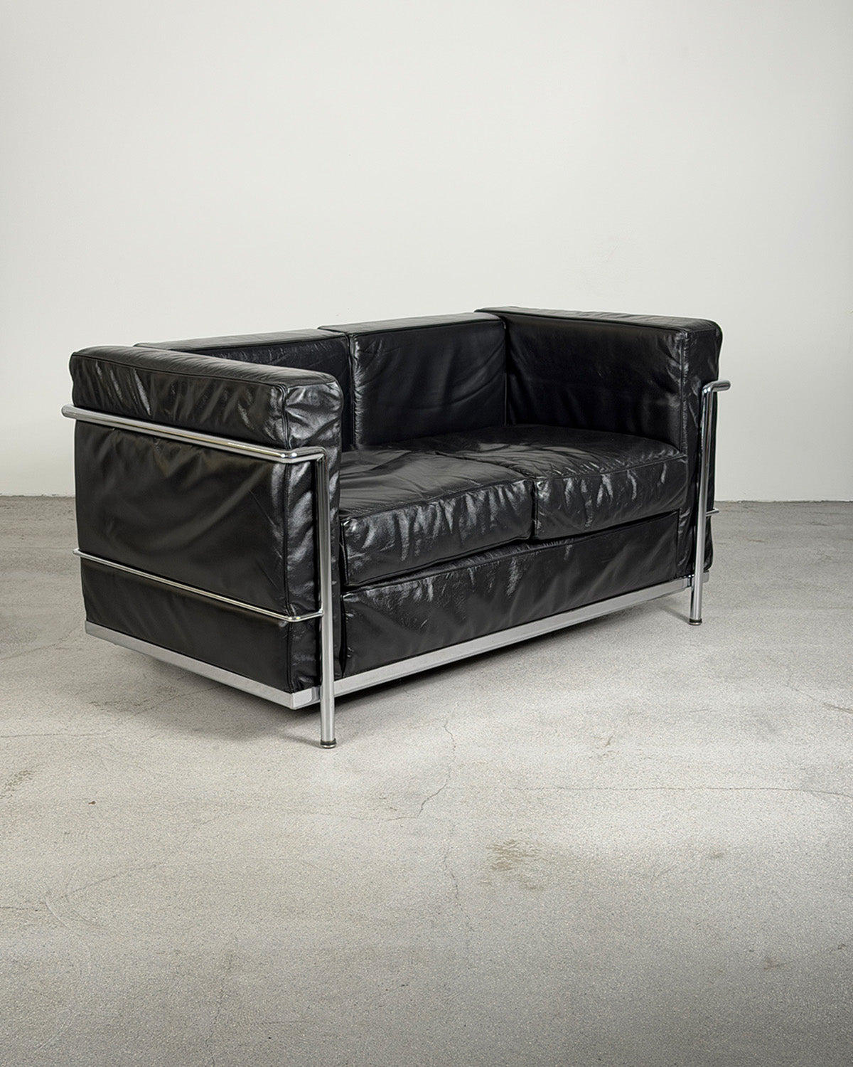 Vintage Le Corbusier LC2 Two-Seater Sofa for Alivar