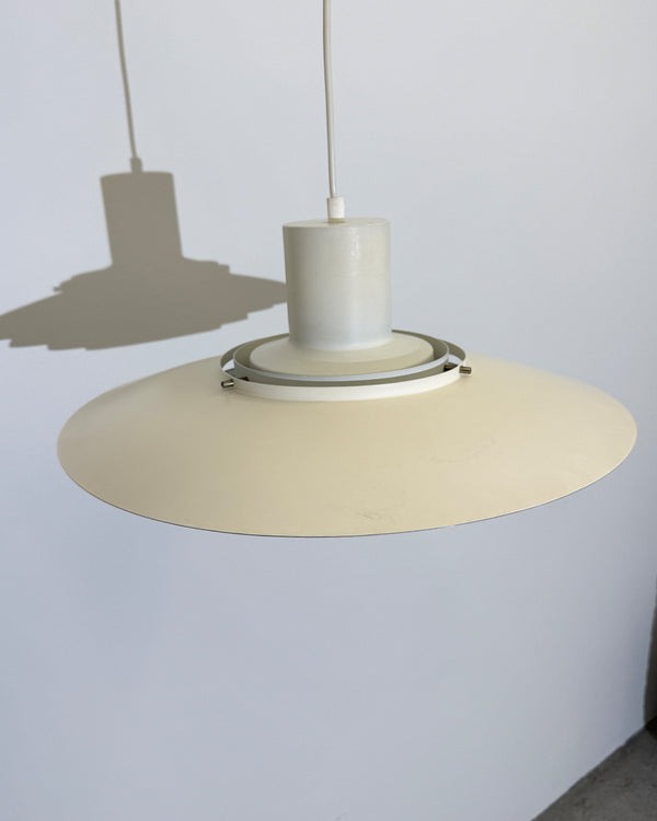 Vintage 1970s Danish Metal Hanging Lamp