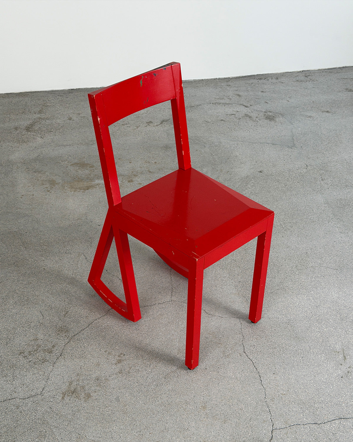 Red 'Tilt 070' Children's Chair by Peter Andersson
