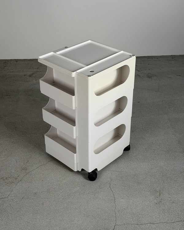 White Joe Colombo B33 Boby Trolley