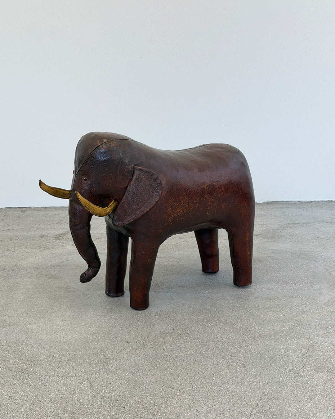 Dimitri Omersa Leather Footstool