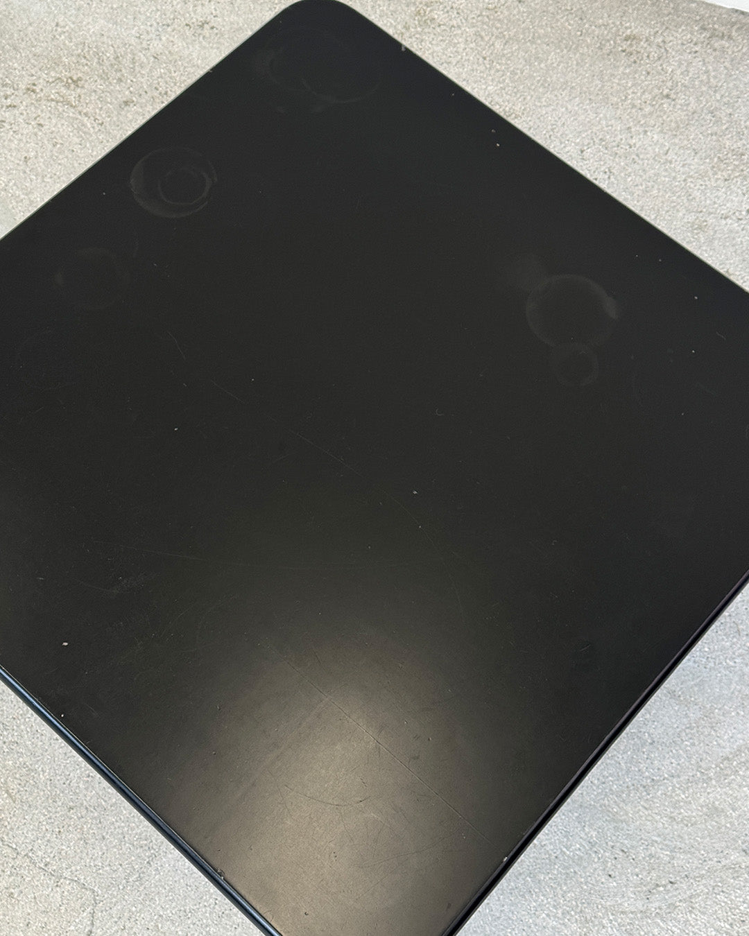 Black 715S Remmi Coffee Table by Yrjö Kukkapuro