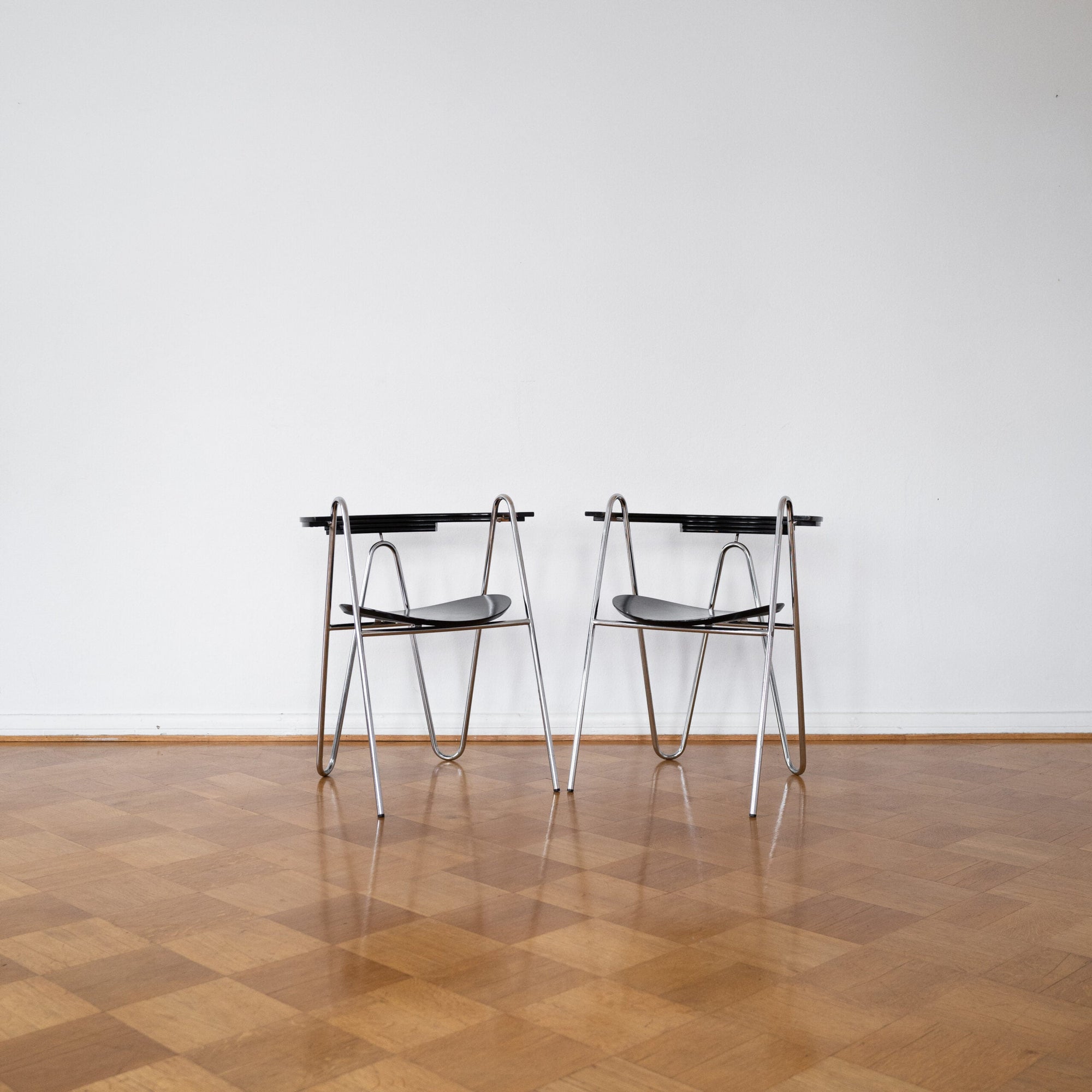 Black Korhonen W-Chair by Pentti Hakala